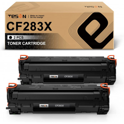 HP 83X CF283X TESEN Compatible Toner Cartridge Replacement 2 Packs
